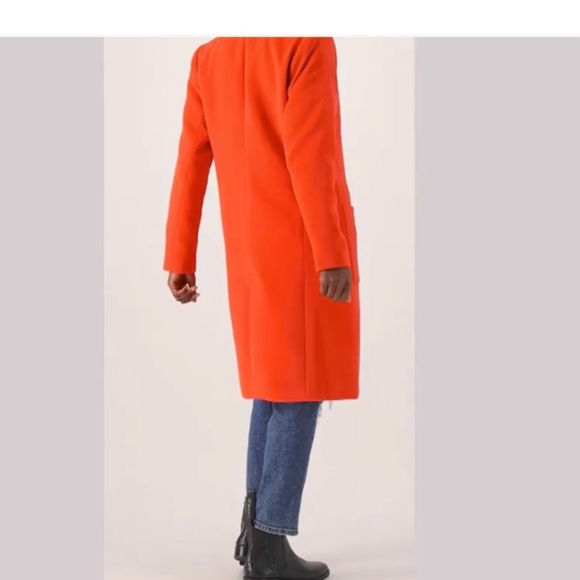 Candace Cameron Bure Regular Button-Front Tailored Coat. Size S - Picture 4 of 12